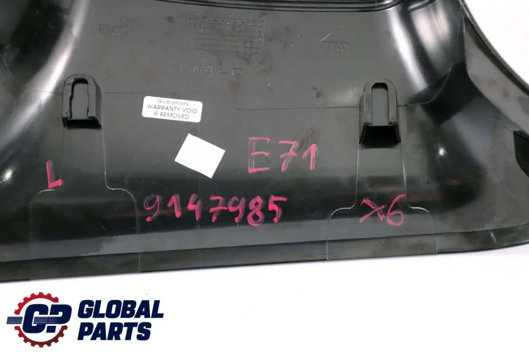 BMW X6 E71 Bande d'habillage de porte avant gauche - SKU 9147985 - Numéro de pièce 9138227