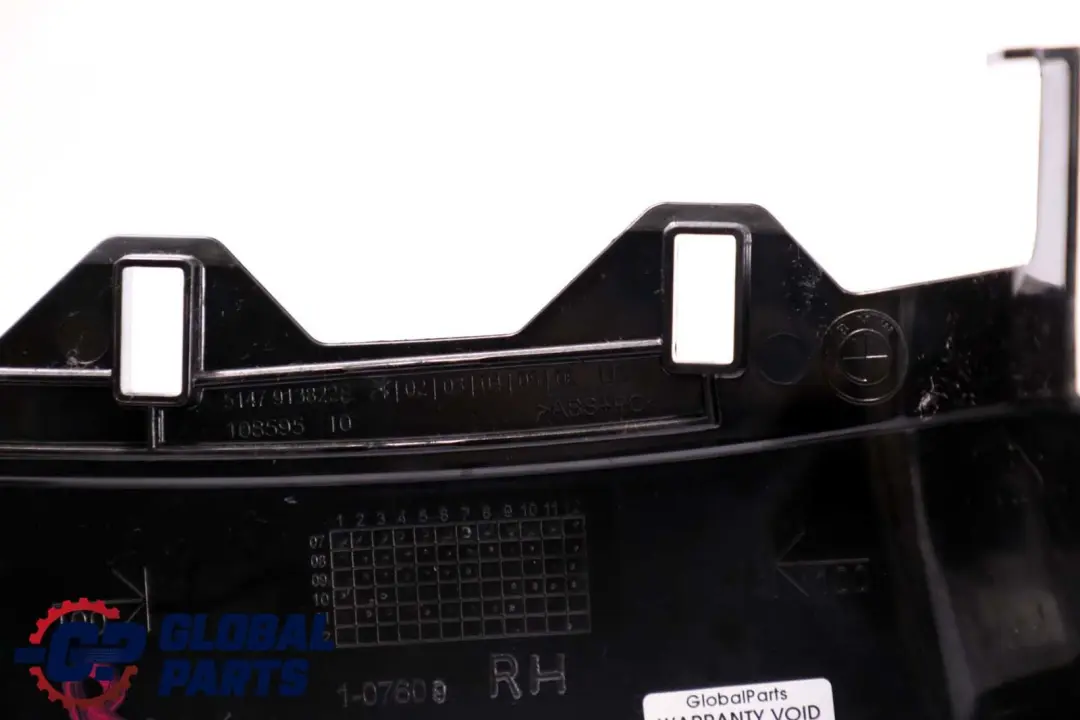 BMW X6 Series E71 Cover Strip Entrance Front Right O/S Trim Door Black - SKU 9147986 - Part number 9138228