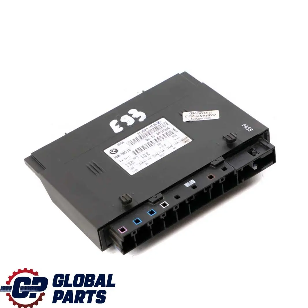 Sterownik Moduł Fotela do BMW E93 Cabrio o numerze 9148267 BMW E93 Cabrio Sterownik Moduł Fotela - SKU 9148267 - Numer Części 9148267