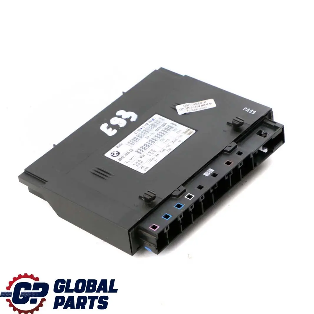 Sterownik Moduł Fotela do BMW E93 Cabrio o numerze 9148267 BMW E93 Cabrio Sterownik Moduł Fotela - SKU 9148267 - Numer Części 9148267