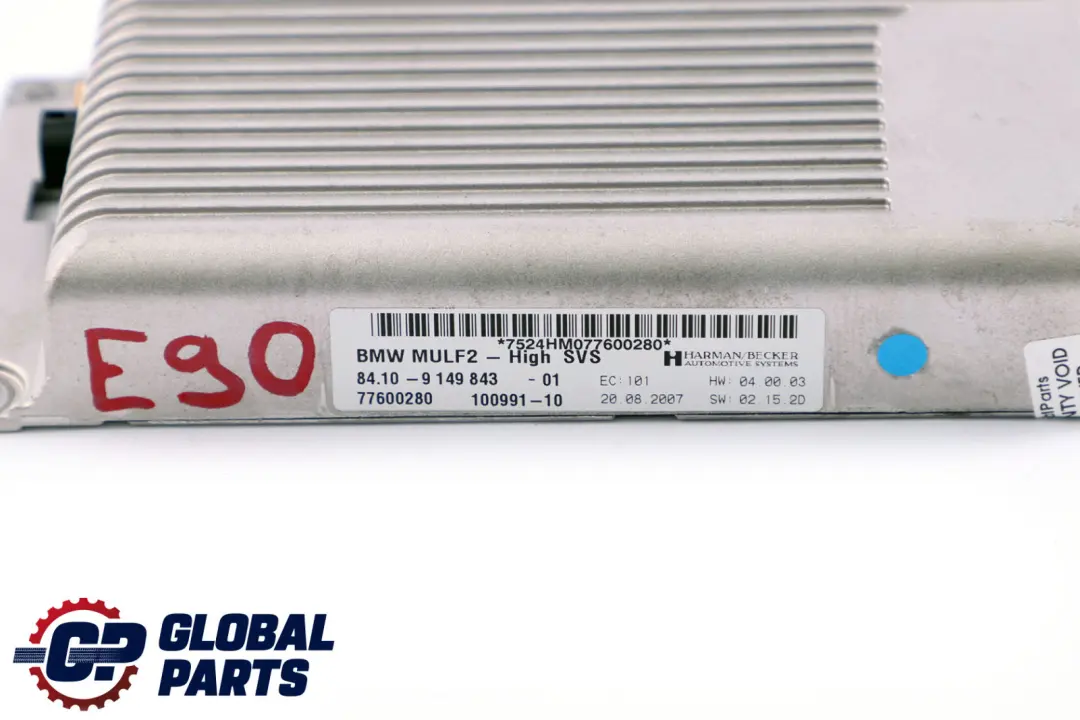 BMW E81 E87 LCI E90 Module Bluetooth Mains Libres Haut MULF2 - SKU 9149843 - Numéro de pièce 9149843
