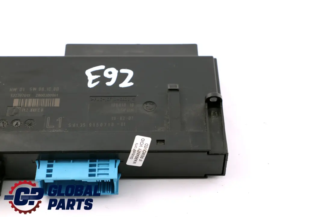 BMW E92 ECU Body Control Module Junction Box L1 PL2 JBBFE - SKU 9150718 - Part number 9150718