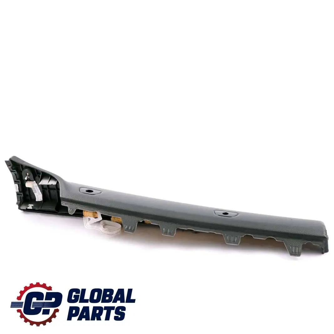 BMW E93 Cabrio Hinten Links Seitliche Reling Zierleiste Schwarz Leder - SKU 9150925 - Teilenummer 9150925