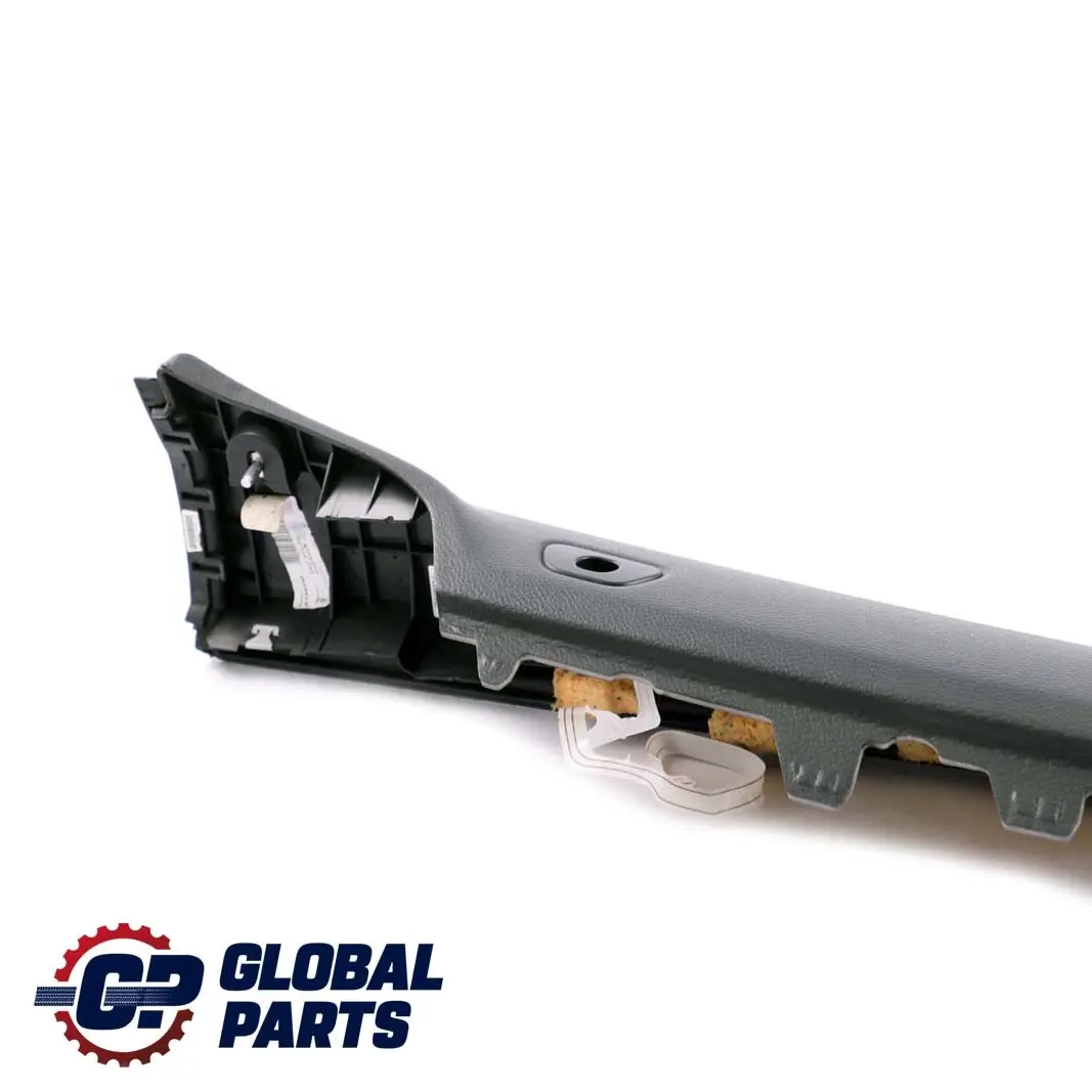 BMW E93 Cabrio Hinten Links Seitliche Reling Zierleiste Schwarz Leder - SKU 9150925 - Teilenummer 9150925
