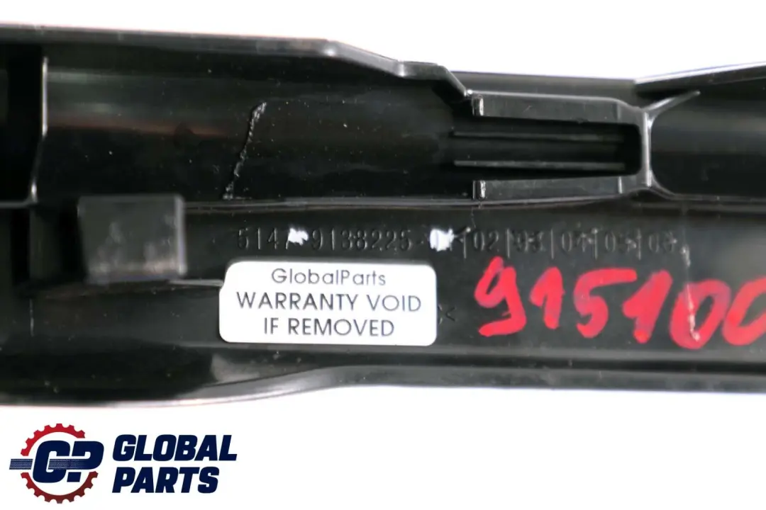 BMW X6 er E71 Abdeckleiste Einstieg Innen Hinten Links Schwarz 9138225 - SKU 9151005 - Teilenummer 7344559