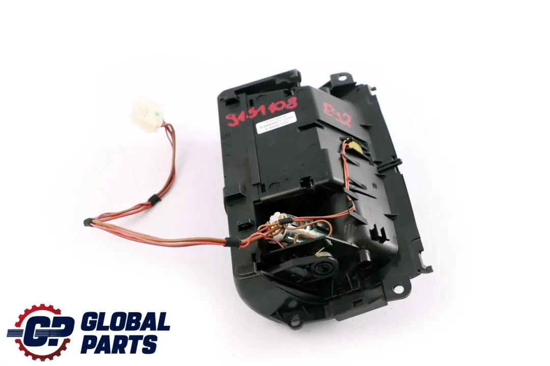 BMW E92 Aluminium Dekor Aschenbecher Ablagefach Frontabdeckung Gletschersilber - SKU 9151108 - Teilenummer 9151108