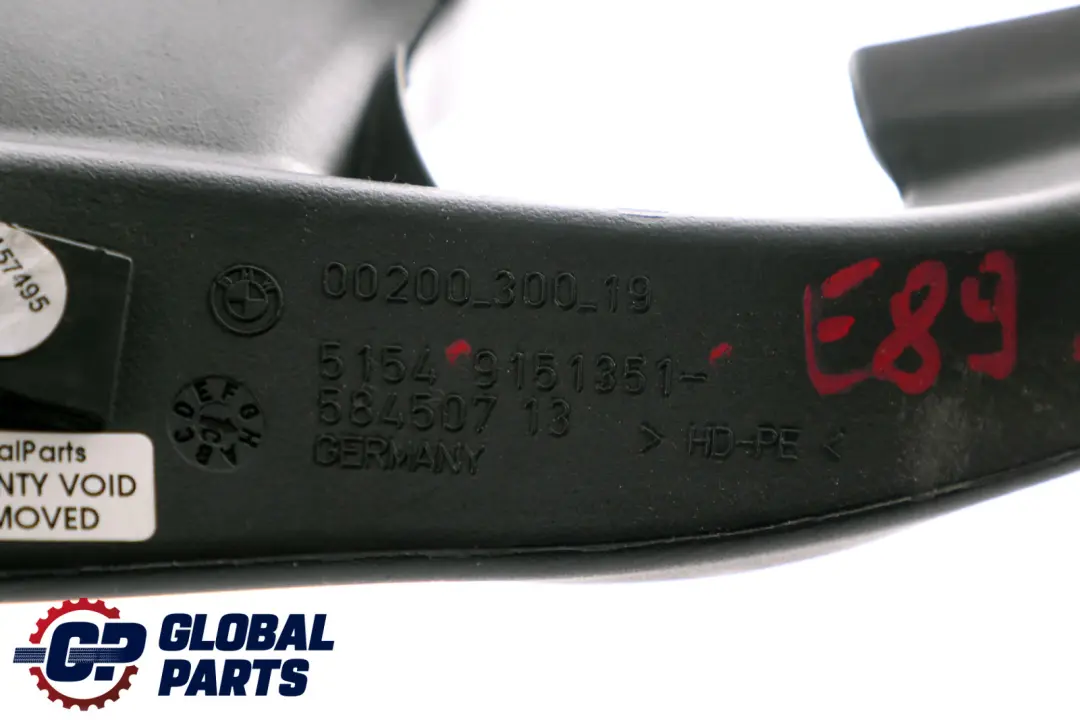 Duct Footwell Left N/S to BMW Z4 E89 Air with Part number 9151351 BMW Z4 E89 Air Duct Footwell Left N/S - SKU RHD-9151351 - Part number 9151351