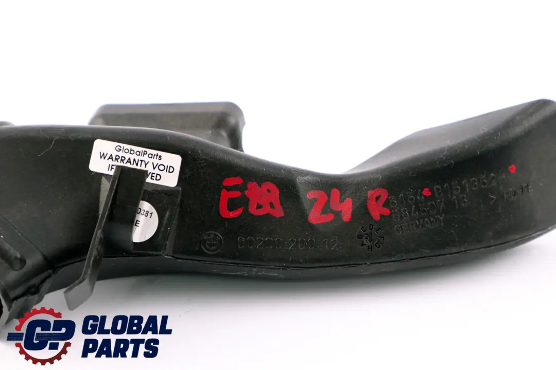 BMW Z4 E89 Conducto De Aire Del Espacio Para Los Pies Derecho - SKU 9151352 - Número de pieza 9151352