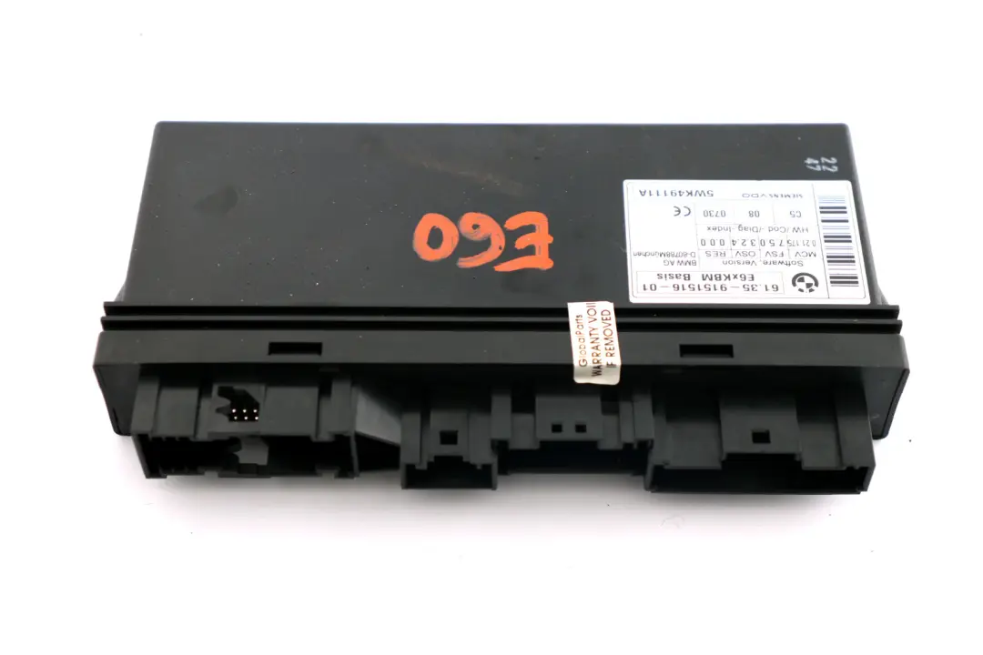 Modulo Corpo per BMW E60 E63 E64 LCI con numero di parte 9176069 BMW E60 E63 E64 LCI Modulo Corpo - SKU 9151516 - Numero di parte 9176069