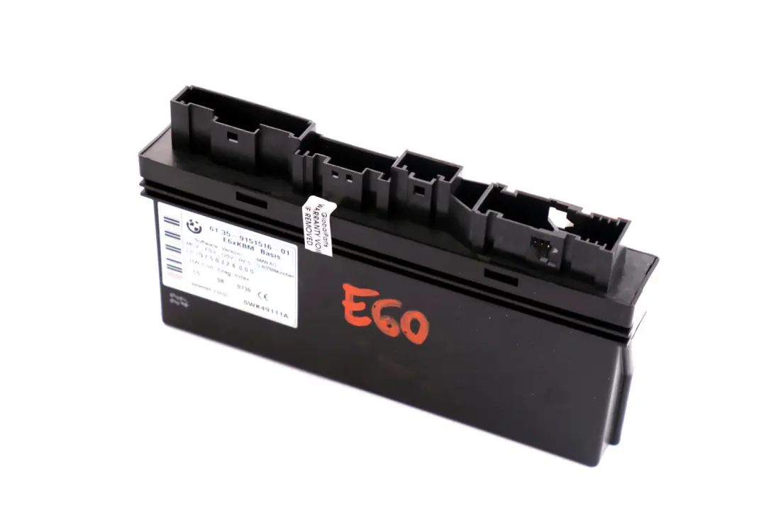 Body Control Unit Module to BMW E60 E63 E64 LCI with Part number 9176069 BMW E60 E63 E64 LCI Body Control Unit Module - SKU 9151516 - Part number 9176069
