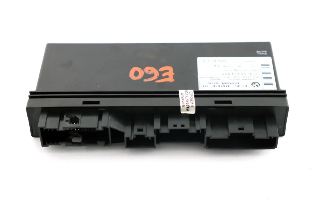 Body Control Unit Module to BMW E60 E63 E64 LCI with Part number 9176069 BMW E60 E63 E64 LCI Body Control Unit Module - SKU 9151516 - Part number 9176069