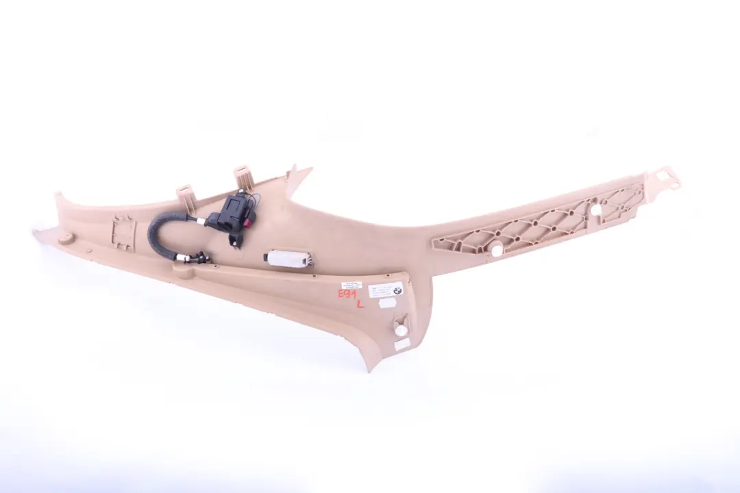 BMW E91 LCI Couvercle Colonne D Garniture Beige Gauche - SKU 9151707 - Numéro de pièce 9151707