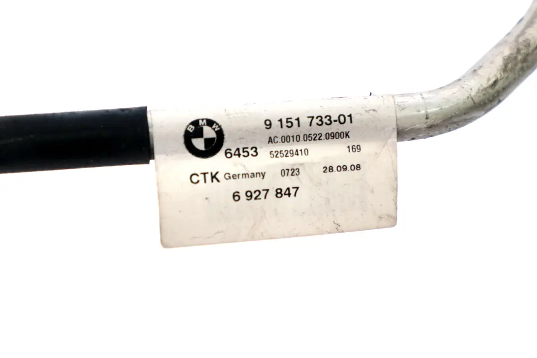 BMW E81 E87 E90 E91 Pressure Hose Pipe Condenser Air Con - SKU 9151733 - Part number 9151733