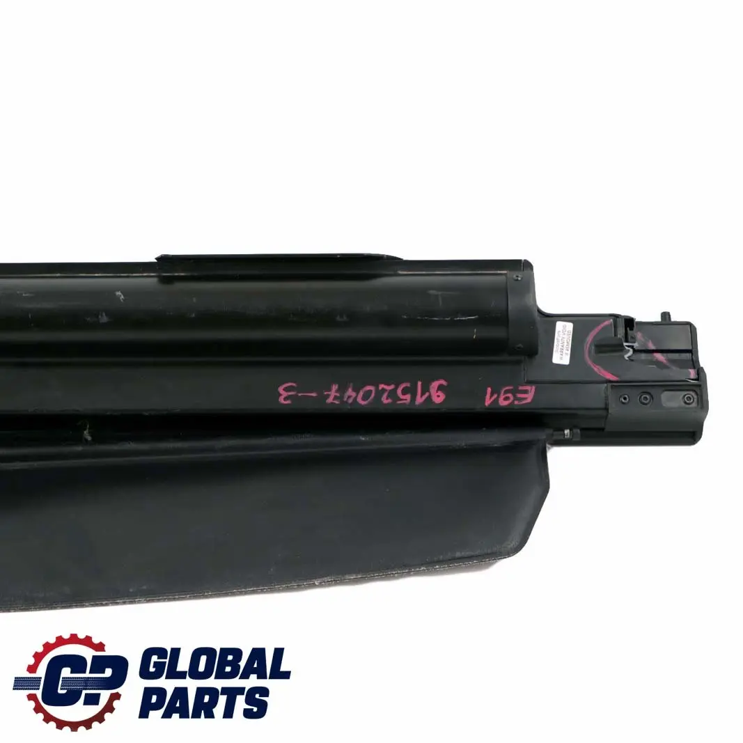 BMW 3 Series E91 Touring Combination Roller Blind Parcel Shelf Black Schwarz - SKU 9152047-3 - Part number 9152047