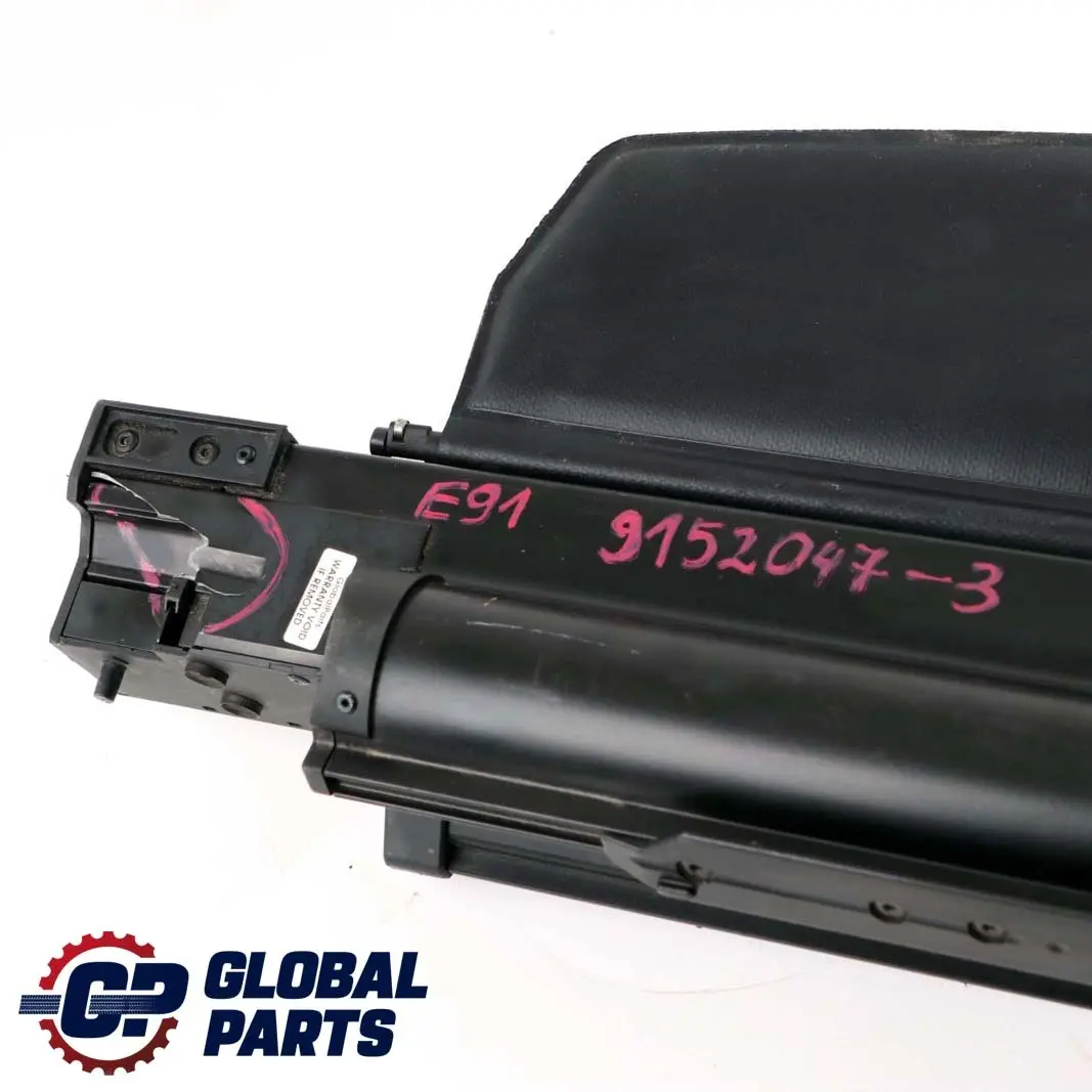 Combination Roller Blind Parcel Shelf Black Schwarz to BMW 3 Series E91 Touring with Part number 9152047 BMW 3 Series E91 Touring Combination Roller Blind Parcel Shelf Black Schwarz - SKU 9152047-3 - Part number 9152047