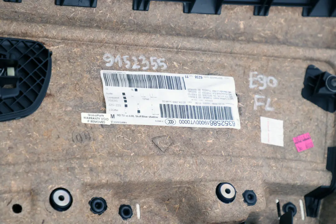 Alcantara Front Left N/S Door Card Blue Shadow to BMW 3 Series E90 E91 M Sport with Part number 9152355 BMW 3 Series E90 E91 M Sport Alcantara Front Left N/S Door Card Blue Shadow - SKU rhd-9152355 - Part number 9152355