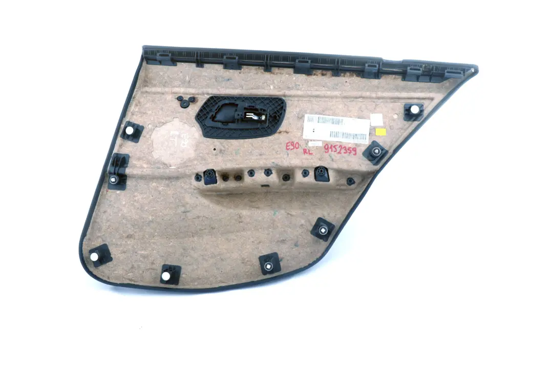 BMW 3 er E90 E90N LCI Türverkleidung Stoff Hinten Links Anthrazit - SKU 9152359 - Teilenummer 9152359