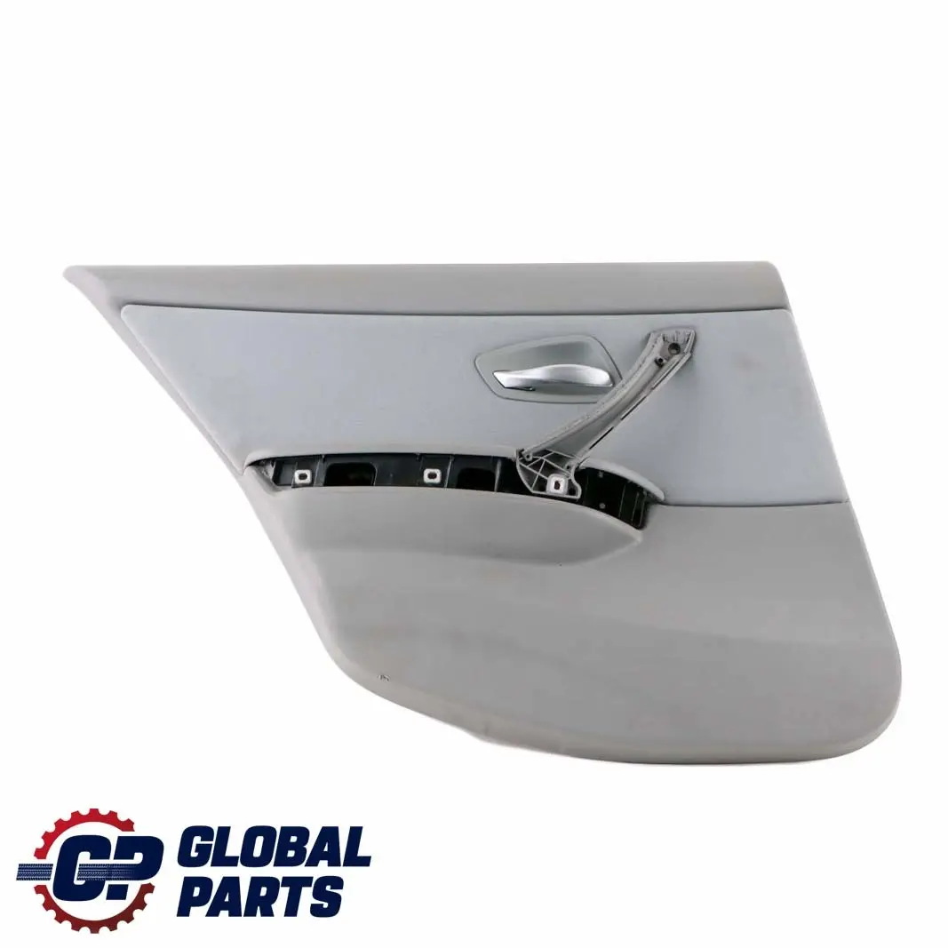 Grey Cloth Rear Left N/S Door Card Lining Cloth Trim Panel to BMW 3 Series 1 E90 with Part number 9152361 BMW 3 Series 1 E90 Grey Cloth Rear Left N/S Door Card Lining Cloth Trim Panel - SKU 9152361-1 - Part number 9152361