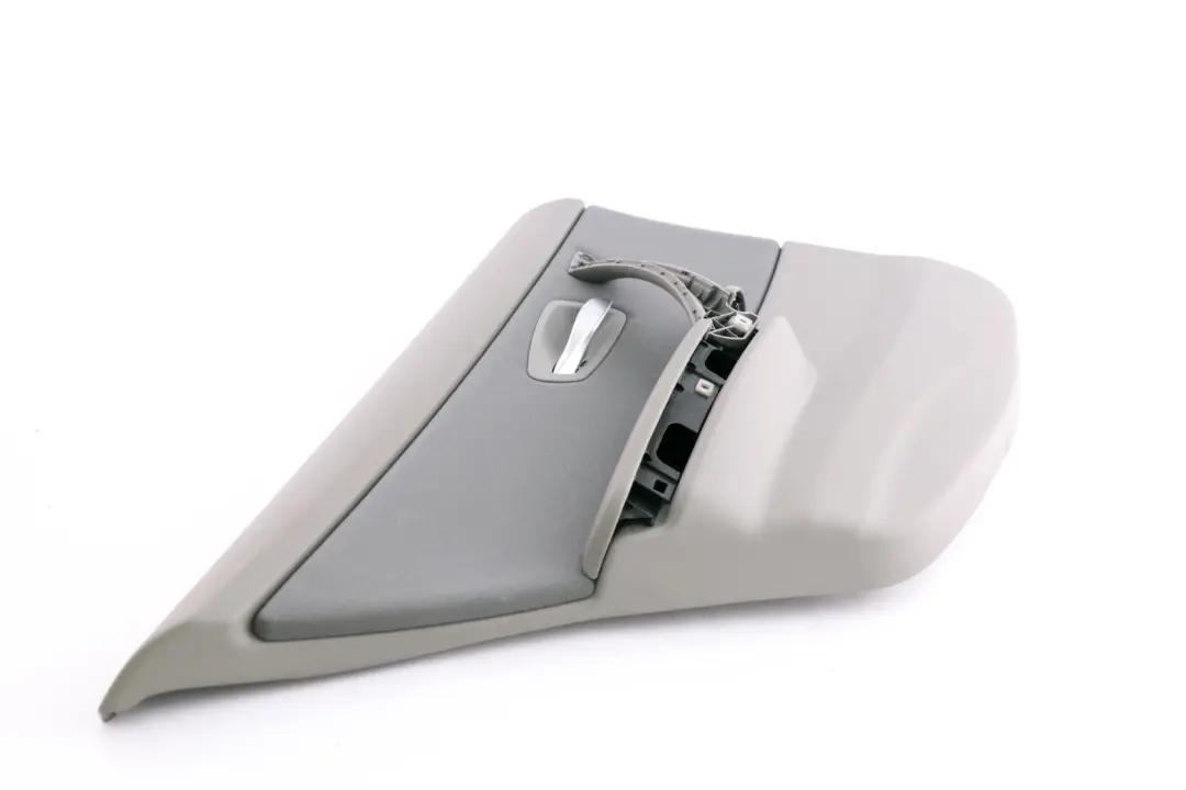 BMW E90 Grey Cloth Rear Left N/S Door Card Lining Cloth Trim Panel - SKU 9152361-2 - Part number 9152361