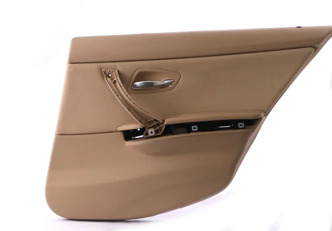 BMW E90 Door Card Rear Trim Panel Right O/S Beige Lining Cloth - SKU 9152364-2 - Part number 9152364