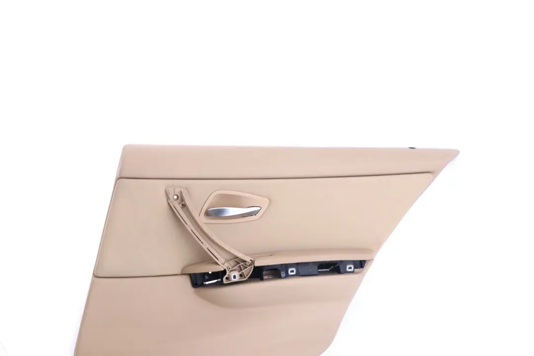 Right O/S Beige Door Card Lining Cloth Trim Panel to BMW 3 Series E90 Rear with Part number 9152364 BMW 3 Series E90 Rear Right O/S Beige Door Card Lining Cloth Trim Panel - SKU 9152364 - Part number 9152364