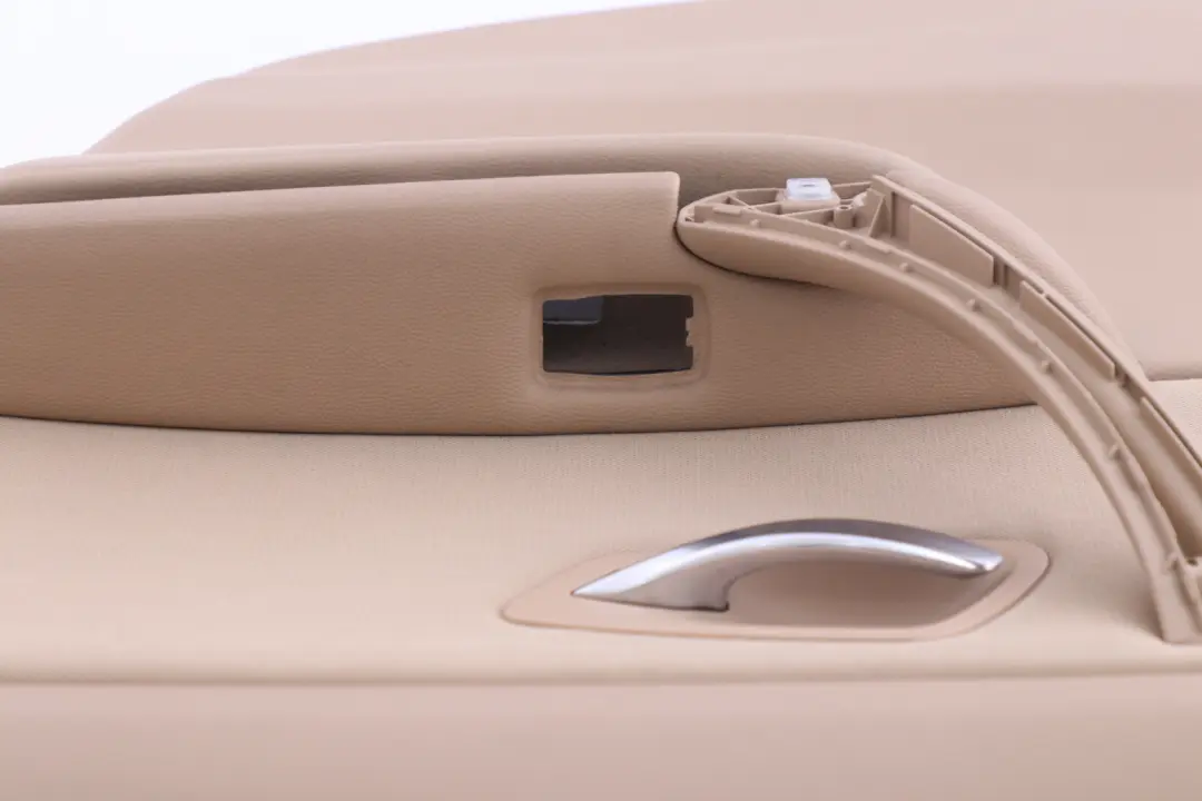 Right O/S Beige Door Card Lining Cloth Trim Panel to BMW 3 Series E90 Rear with Part number 9152364 BMW 3 Series E90 Rear Right O/S Beige Door Card Lining Cloth Trim Panel - SKU 9152364 - Part number 9152364