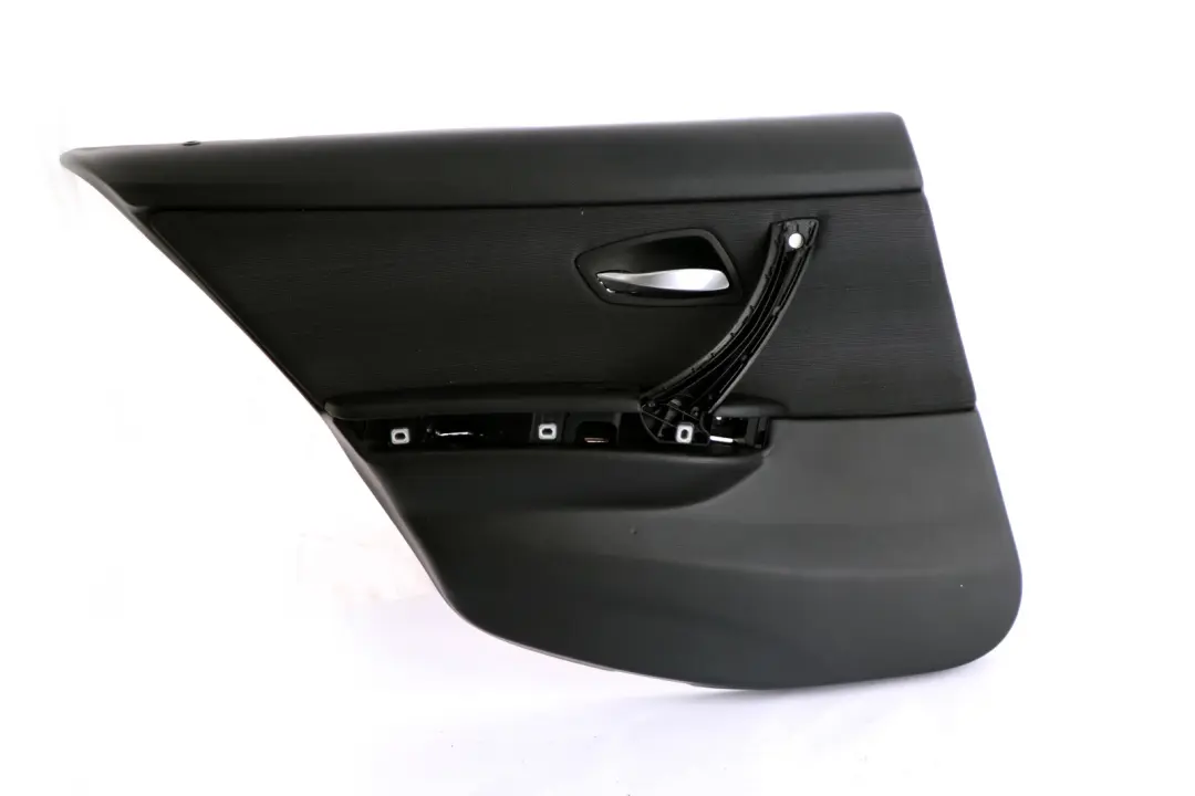 BMW 3 Series E90 Rear Left N/S Door Card Cloth Citrus Black Trim Panel - SKU 9152373 - Part number 9152373