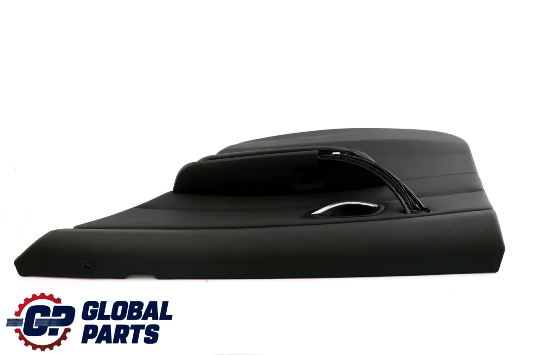 Forro De La tarjeta De puerta De cuero negro del panel trasero derecho S para BMW E90 con número de pieza 7217580 BMW E90 Forro De La tarjeta De puerta De cuero negro del panel trasero derecho S - SKU 9152382 - Número de pieza 7217580