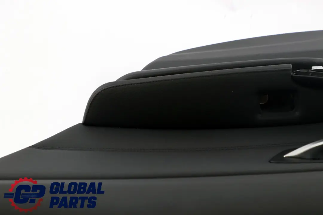 Forro De La tarjeta De puerta De cuero negro del panel trasero derecho S para BMW E90 con número de pieza 7217580 BMW E90 Forro De La tarjeta De puerta De cuero negro del panel trasero derecho S - SKU 9152382 - Número de pieza 7217580