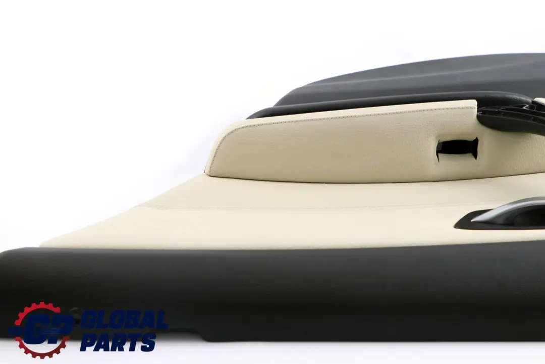 Right O/S Door Card Lining Lemon Leather Trim Panel to BMW 3 Series E90 Rear with Part number 9152388 BMW 3 Series E90 Rear Right O/S Door Card Lining Lemon Leather Trim Panel - SKU 9152388 - Part number 9152388