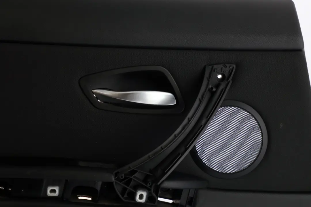 Cloth Rear Left N/S Door Card Lining Trim Panel to BMW E90 E91 Black with Part number 9152393 BMW E90 E91 Black Cloth Rear Left N/S Door Card Lining Trim Panel - SKU 9152393 - Part number 9152393