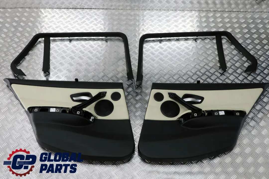 Left Right N/O/S Door Card Leather Lemon Roller Blind Set to BMW 3 Series E91 Rear with Part number 9152421 BMW 3 Series E91 Rear Left Right N/O/S Door Card Leather Lemon Roller Blind Set - SKU 9152421-2 - Part number 9152421