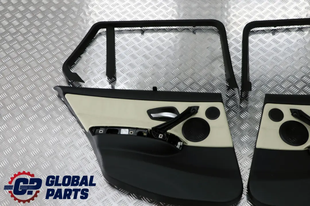 BMW 3 E91 Touring Türverkleidung Hinten Links Rechts Leder Lemon Rollo Set - SKU 9152421-2 - Teilenummer 9152421