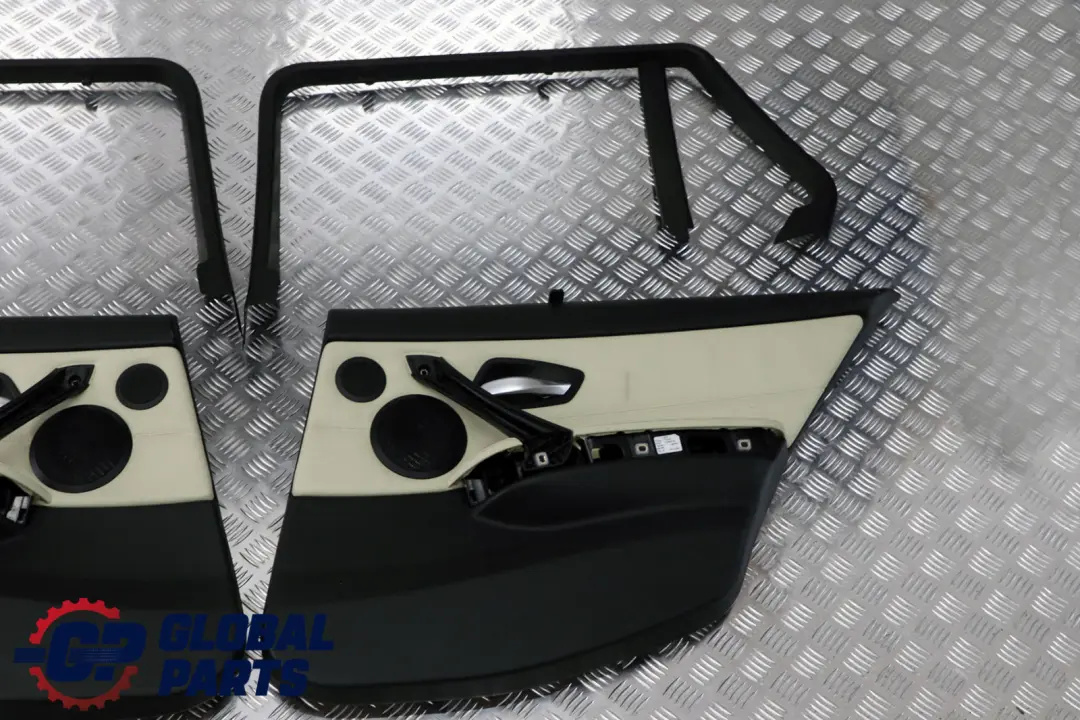 BMW 3 E91 Touring Türverkleidung Hinten Links Rechts Leder Lemon Rollo Set - SKU 9152421-2 - Teilenummer 9152421