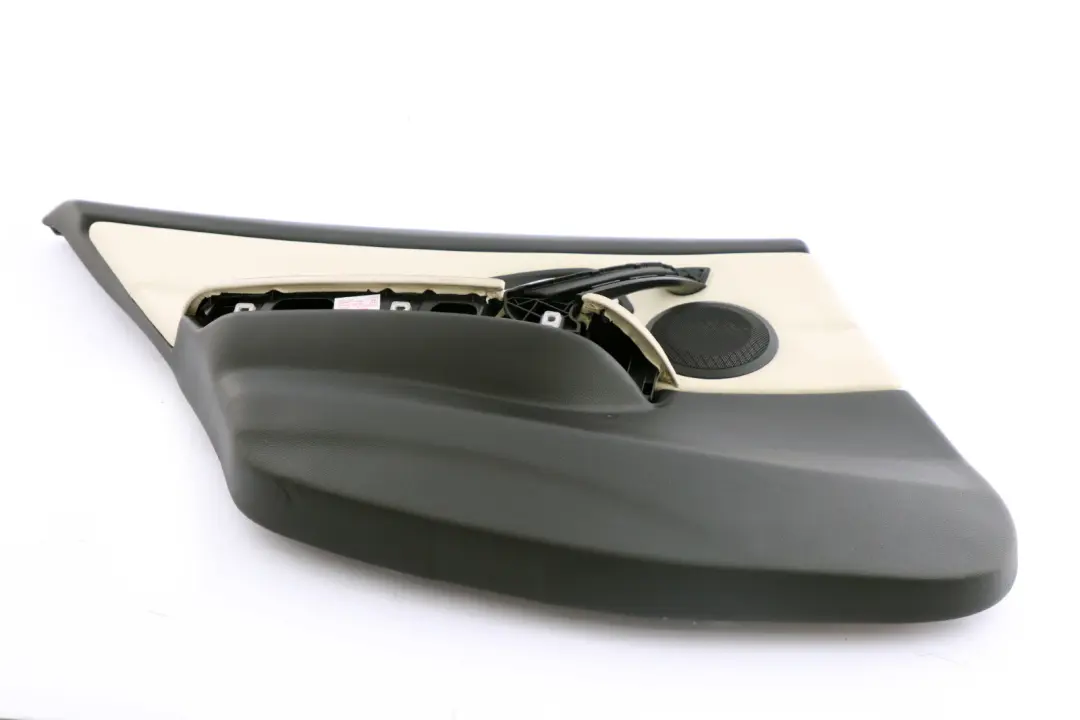 BMW 3 Series E90 E91 Rear Left N/S Door Card Leather Lemon Trim Panel - SKU 9152421 - Part number 9152421