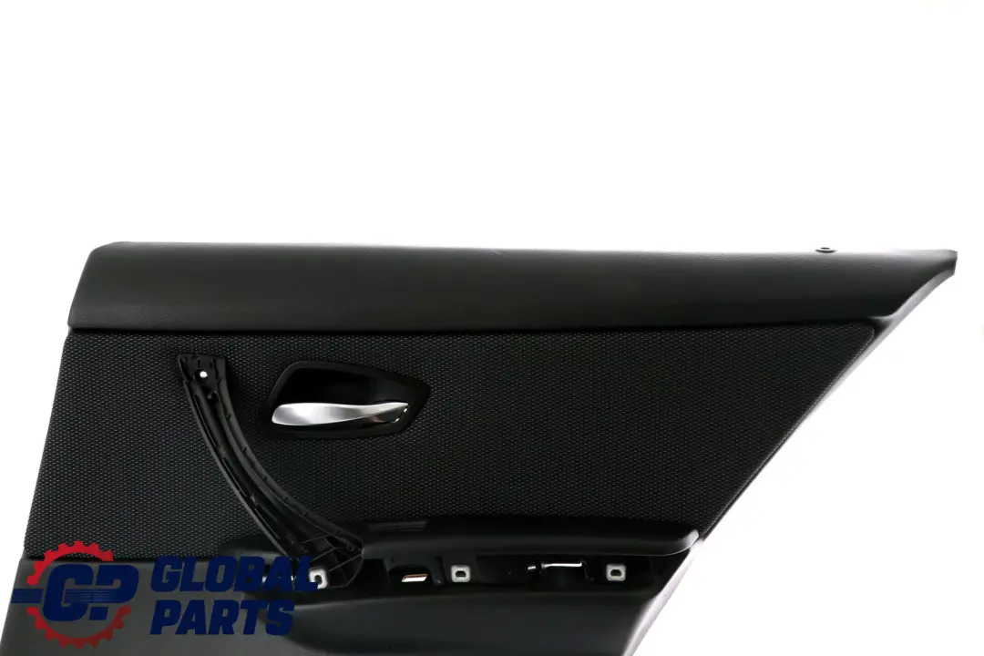 Alcantara Trasera Derecha Tarjeta Puerta Azul Sombra para BMW E90 1 M Sport con número de pieza 9152498 BMW E90 1 M Sport Alcantara Trasera Derecha Tarjeta Puerta Azul Sombra - SKU 9152498-1 - Número de pieza 9152498