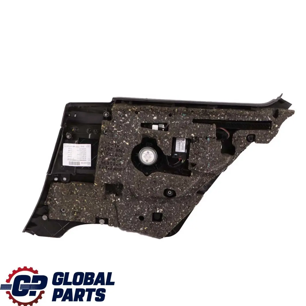 BMW 3 E92 Coupe M3 Rear Left N/S Lateral Trim Panel Lining Black Leather - SKU 9152837 - Part number 9152837