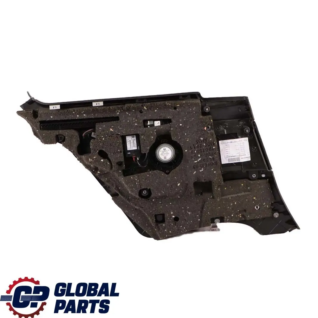 BMW 3 E92 Coupe M3 Rear Right O/S Lateral Trim Panel Lining Black Leather - SKU 9152838 - Part number 9152838