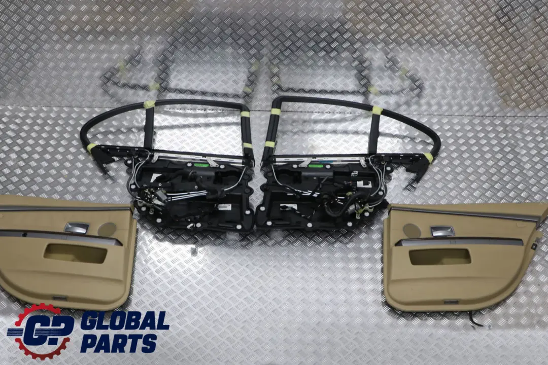 Türverkleidung Hinten Links Rechts Sonnenschutzrollo Set Leder Beige für BMW 7 E65 mit Teilenummer 9153533 BMW 7 E65 Türverkleidung Hinten Links Rechts Sonnenschutzrollo Set Leder Beige - SKU 9153533 - Teilenummer 9153533