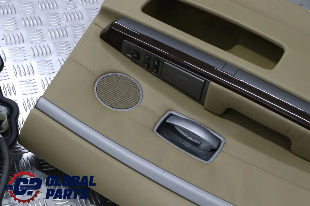 BMW 7 E65 Rear Left Right Door Card Roller Blinds Mechanism Set Leather Beige - SKU 9153533 - Part number 9153533