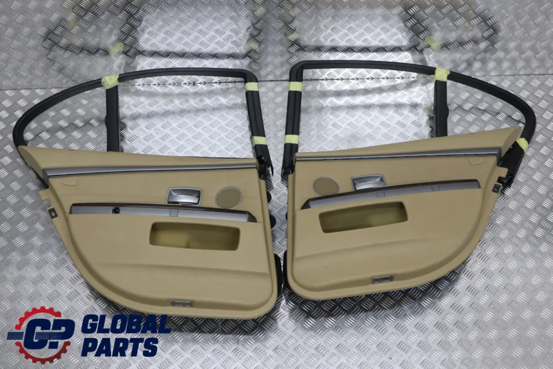Türverkleidung Hinten Links Rechts Sonnenschutzrollo Set Leder Beige für BMW 7 E65 mit Teilenummer 9153533 BMW 7 E65 Türverkleidung Hinten Links Rechts Sonnenschutzrollo Set Leder Beige - SKU 9153533 - Teilenummer 9153533