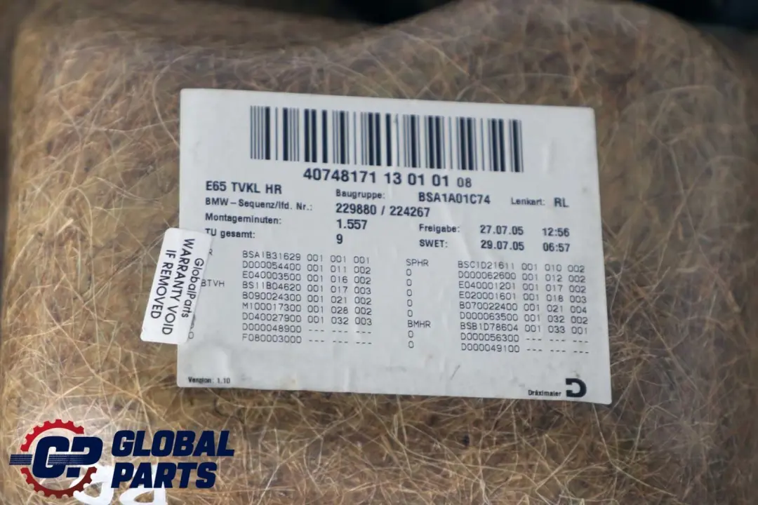 Beige E65 E66 Trasera Derecha Tarjeta De Puerta De cuero Beige Forro Trim para BMW con número de pieza 9153598 BMW Beige E65 E66 Trasera Derecha Tarjeta De Puerta De cuero Beige Forro Trim - SKU 9153598 - Número de pieza 9153598