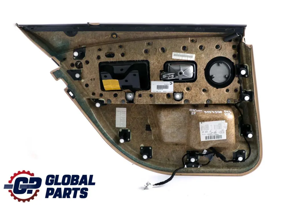 Reihe E65 E66 Türverkleidung Hinten Rechts Leder Beige für BMW 7 mit Teilenummer 9153598 BMW 7 Reihe E65 E66 Türverkleidung Hinten Rechts Leder Beige - SKU 9153598 - Teilenummer 9153598