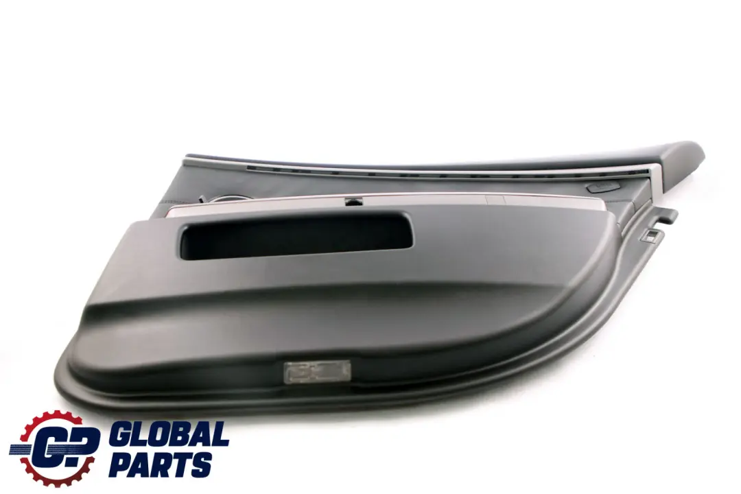Right O/S Door Card Leather Pearl Black Lining Trim to BMW 7 Series E65 E66 Rear with Part number 9153608 BMW 7 Series E65 E66 Rear Right O/S Door Card Leather Pearl Black Lining Trim - SKU 9153608 - Part number 9153608