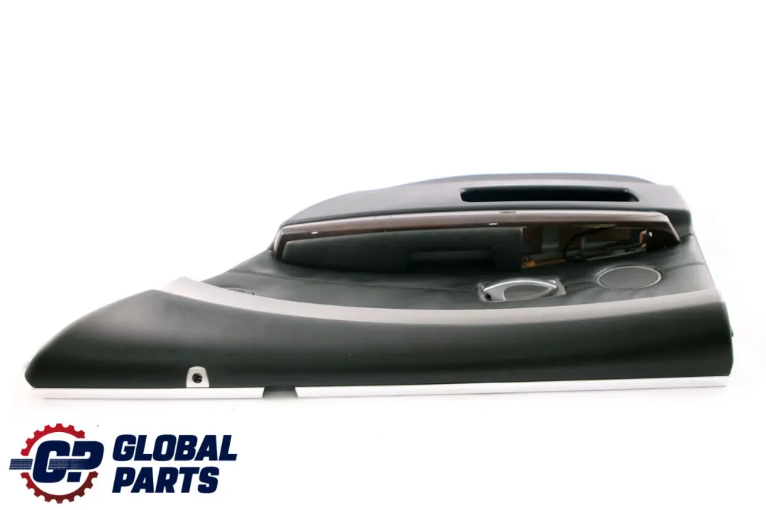 BMW 7 er E65 E66 Türverkleidung Abdeckung Hinten Rechts Leder Pearl Schwarz - SKU 9153608 - Teilenummer 9153608