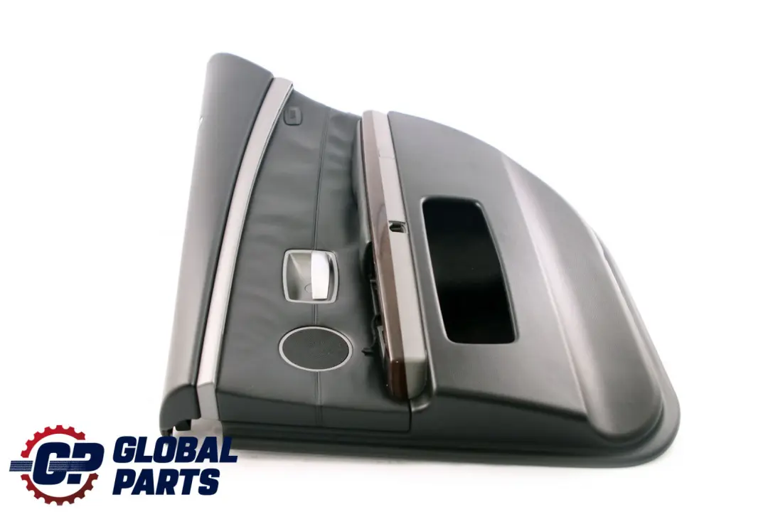 Right O/S Door Card Leather Pearl Black Lining Trim to BMW 7 Series E65 E66 Rear with Part number 9153608 BMW 7 Series E65 E66 Rear Right O/S Door Card Leather Pearl Black Lining Trim - SKU 9153608 - Part number 9153608