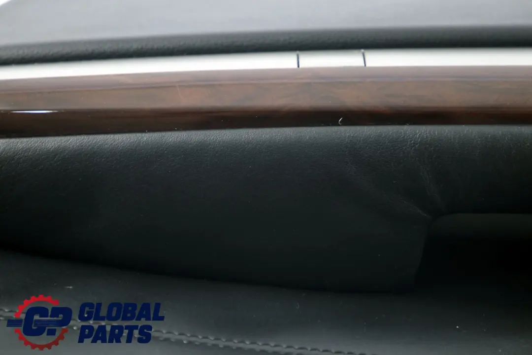 Right O/S Door Card Leather Pearl Black Lining Trim to BMW 7 Series E65 E66 Rear with Part number 9153608 BMW 7 Series E65 E66 Rear Right O/S Door Card Leather Pearl Black Lining Trim - SKU 9153608 - Part number 9153608