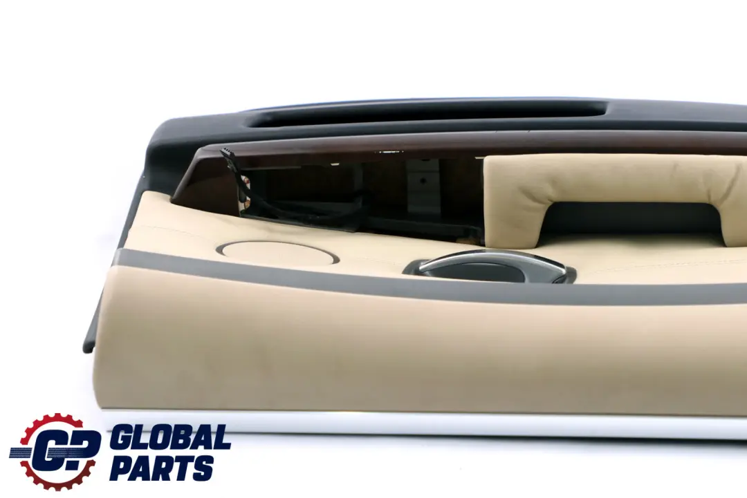 Left N/S Door Card Leather Cream Beige Lining Trim to BMW 7 Series E65 E66 Rear with Part number 9153613 BMW 7 Series E65 E66 Rear Left N/S Door Card Leather Cream Beige Lining Trim - SKU 9153613 - Part number 9153613