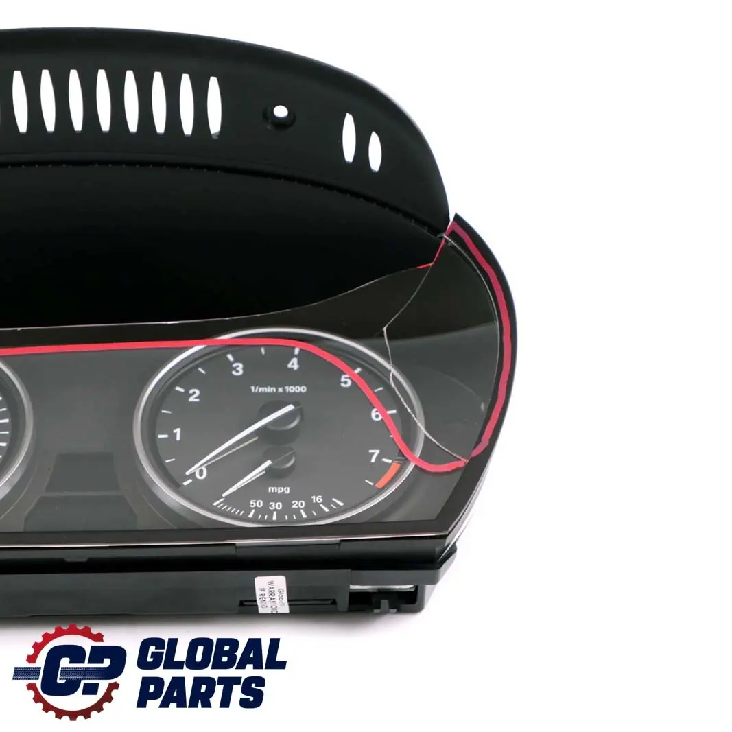 BMW 5 Series E60 E61 LCI Petrol Instrument Cluster Speedo Clocks 9153752 - SKU 9153752-1 - Part number 9194886