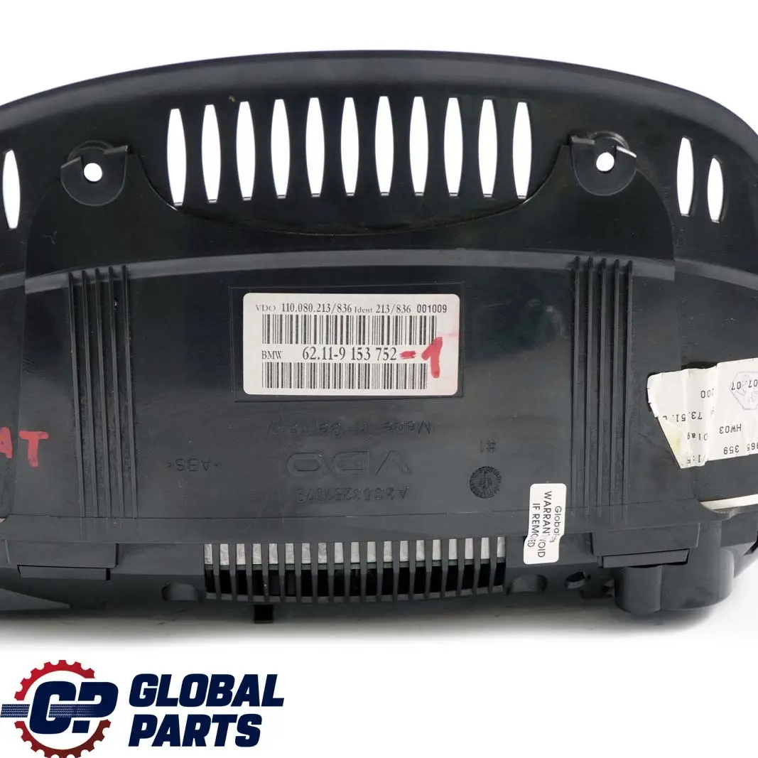 BMW 5 E60 E61 LCI Petrol Instrument Cluster Speedo Clocks Automatic - SKU 9153752 - Part number 9153752